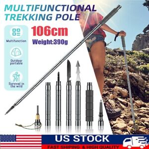 Trekking Poles Lightweight Collapsible Hiking Poles For Backpacking Gear Tools