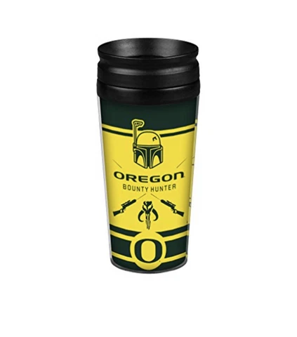NCAA Oregon Ducks Star Wars Full Wrap Travel Tumbler, 14-Ounce Cover