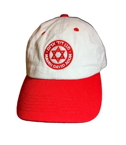 RARE ~ MAGEN DAVID ADOM Hat ~ Adjustable ~ BOX SHIPPED - Picture 1 of 19