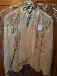 Faux Suade Ladies Jacket Size 22/24 - Picture 1 of 5
