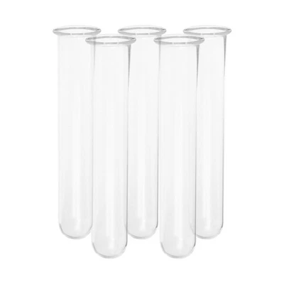  5 Pcs Reagenzgläser Glas Reagenzglas Blumenvase Blumenröhrenvase - Bild 1 von 4