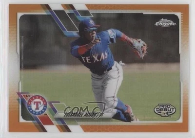 2021 Topps Pro Debut Chrome Orange Refractor /25 Luisangel Acuna #PDC-65 - Image 1 of 2