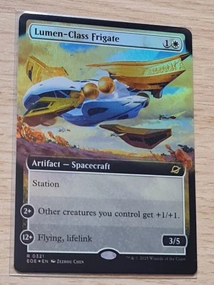 MTG Lumen-Class Frigate - Extended - ENG - Foil- Rare - NM Edge of Eternities - Bild 1 von 2