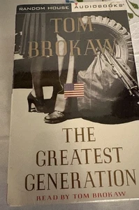 The Greatest Generation by Tom Brokaw, Abridged edition) NIP - 3 Cassettes - Imagen 1 de 2