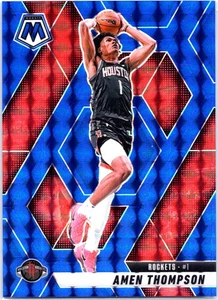AMEN THOMPSON 2024-25 Panini Mosaic #10 Blue Mosaic Houston Rockets - Picture 1 of 2