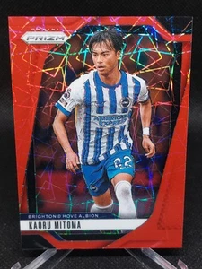 2024-25 Prizm Premier League EPL KAORU MITOMA Red Lazer Prizm Numbered 23/49 SP - Picture 1 of 3
