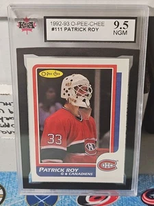 92-93 O-Pee-Chee Patrick Roy Anniversary Series Rookie Homage 🚨🚨🚨 KSA 9.5 - Picture 1 of 2