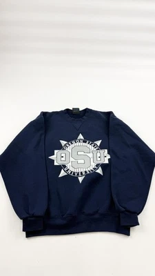 Vintage Oregon State Beavers Sweater Mens Medium Navy College Crewneck Pullover - Image 1 of 4