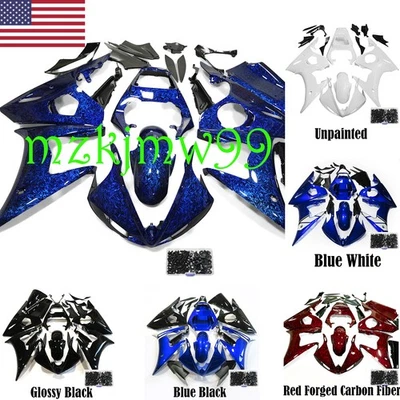 ABS Injection Fairing Kit For Yamaha YZF R6 2003-2004 / R6S 2006-2009 & Bolts - Image 1 of 2