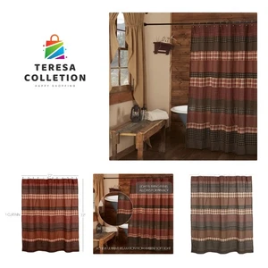 Beckham, Cotton, 72x72, Shower Curtain, Red - Bild 1 von 7