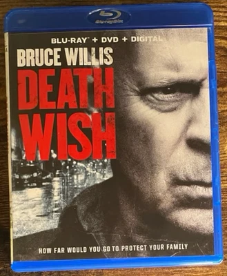 Death Wish Blu-Ray DVD 2-Disc Movie Set Bruce Willis F1145 Foto 1 de 2