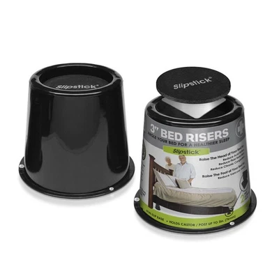 Elevadores de cama inclinada CB676 3 pulgadas para reflujo ácido, dolor y respiración (juego de... Foto 1 de 4