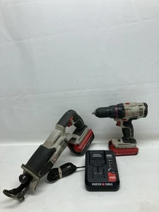PORTER CABLE PCC601 DRILL AND RECIPROCATING SAW - Picture 1 of 5