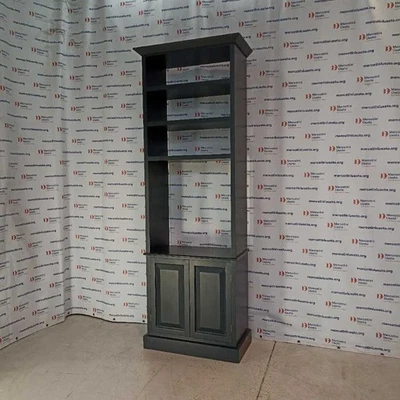 Libreria Vintage Laccata Color Grigio Antracite Italia Design Anni 90 - Immagine 1 di 4