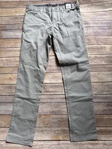 $90 Michael Kors Mens Parker Slim Fit Stretch Pants Rock Gray Size 30 X 32 New - Picture 1 of 7