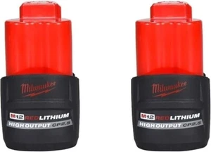 Milwaukee 48-11-2425 12V Lithium-Ion Hight Output CP2.5Ah Battery 2 Pack - Picture 1 of 2