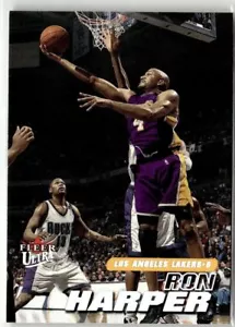 2000-01 FLEER ULTRA RON HARPER LOS ANGELES LAKERS #199 - Picture 1 of 2