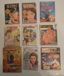 Victimas De La Calle Delito Yo Acuso Vintage mexikanischer Comic Sephia Farbe Menge 9 - Bild 1 von 12