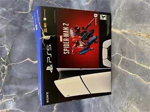 PlayStation 5 Digital Edition Console Spider-Man Bundle (Slim) SEE DETAILS - Picture 1 of 9