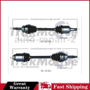 For 2006~2009 Mitsubishi Eclipse TrakMotive Front Left Front Right CV Axle Shaft - Foto 1 di 3