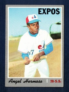 1970 Topps Angel Hermoso (RC) #147 Montreal Expos VGEX