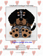 Bluetick Coonhound Dog Treat Holder- Plastic Canvas Pattern or Kit