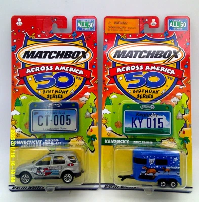 2Matchbox Across America-CONNECTICUT MERCEDES-BENZ ML430 & KENTUCKY PONY TRAILER - Image 1 of 4