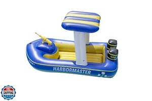 SWIMLINE ORIGINAL Harbor Master bote patrulla inflable piscina flotador paseo en ingenio - Imagen 1 de 4