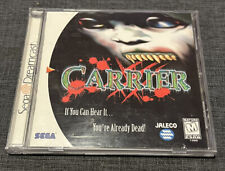 Carrier (Sega Dreamcast, 2000) Complete - TESTED **RARE**