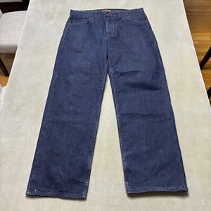 G-Unit Jeans Mens 38x34 Blue Baggy Wide Leg Hip Hop Skater Faded Streetwear Y2K - Picture 1 of 11