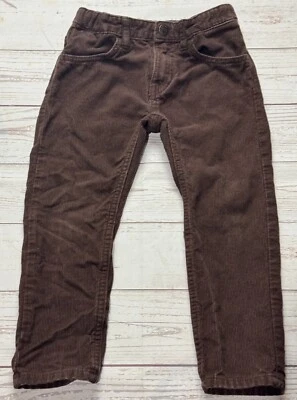 H & M hm Kids Boys Straight Leg Corduroy Pants Brown Tan Size 4 - Image 1 of 4