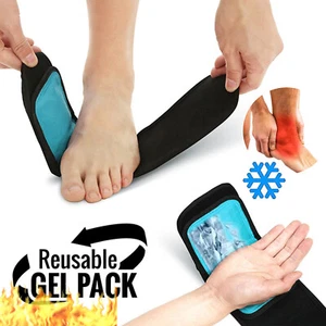 Cold&Hot Therapy Wrap Wrist/Ankle/Foot Support Brace Sport Injury Pain Relief US - Picture 1 of 14