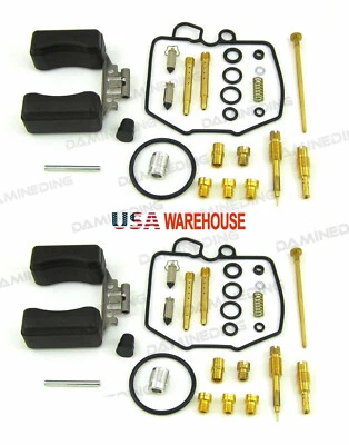 2 CONJUNTOS DE KIT DE RECONSTRUCCIÓN DE REPARACIÓN DE CARBURADOR Y FLOTADOR 78-79 CB400T HALCÓN STOCK EN EE. UU. Foto 1 de 4