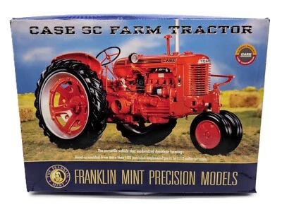 1/12 Case SC Tractor With Narrow Front Franklin Mint Precision Model - Image 1 of 4