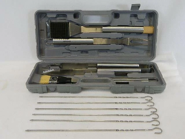 Chefmate Stainless Steel 10-Piece BBQ Tool Set New In Hard Case - Image 1 of 1