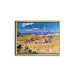 Stampa su Carta su tela o Quadro su tela o con Cornice Vincent van Gogh Wheat - Picture 1 of 9