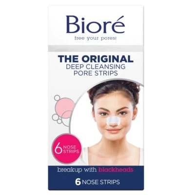 Biore - The Original Deep Cleansing Pore Strips Includes 6 Nose Strips - Image 1 of 3