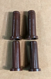 Set of (4) Caster Roller Plastic Leg Socket Inserts/Plugs- 1/2" outside diameter - Picture 1 of 3
