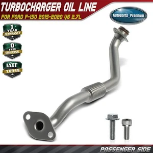 Right Turbocharger Oil Return Tube for Ford F-150 2015-2020 V6 2.7L Turbocharged - Picture 1 of 9