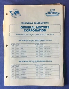 DuPont 1986 Automotive Refinish Products Paint Codes & Chips Chevy, Ford & More - Picture 1 of 4