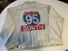 Vintage 95 SOUTH QUAD CITY KNOCK JEANS JACKE Gr. XL selten Hiphop 90er Vaness