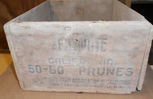 Vitg Wooden Shipping Crate Box Favorite Brand California Prunes San Francisco - Picture 1 of 6