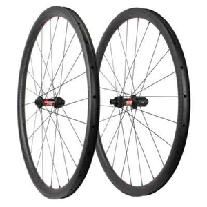 Set ruote bici da strada in carbonio 700c larghezza 28mm profondità 35 40 45 50 55mm mozzo DT350 DT240 - Foto 1 di 22