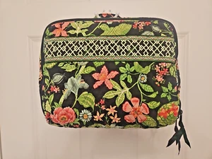 Vera Bradley Botanica Zippered Cosmetic Case/Organizer/Tote - GUC - Picture 1 of 14