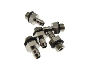 Brass Tube Fitting Straight 3mm ID to M5 Thread - Pack of 5 - Picture 1 of 1