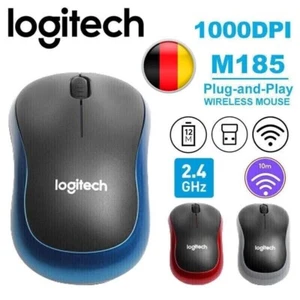 M185 Logitech Souris Sans Fil Sans Fil Souris Sans Fil + Récepteur USB NEUF - Photo 1/16