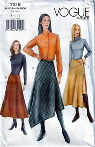 Vogue Sewing Pattern 7318 Misses' Flared Skirt Size 8-12 - Picture 1 of 2
