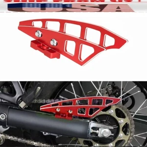 Protector de cadena trasero CNC rojo para Kawasaki KLR650 2008-2018 EE. UU. - Imagen 1 de 10