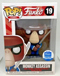 Funko Pop! Monkey Assassin #19 Funko Shop Limited Edition Damage Box - Picture 1 of 9