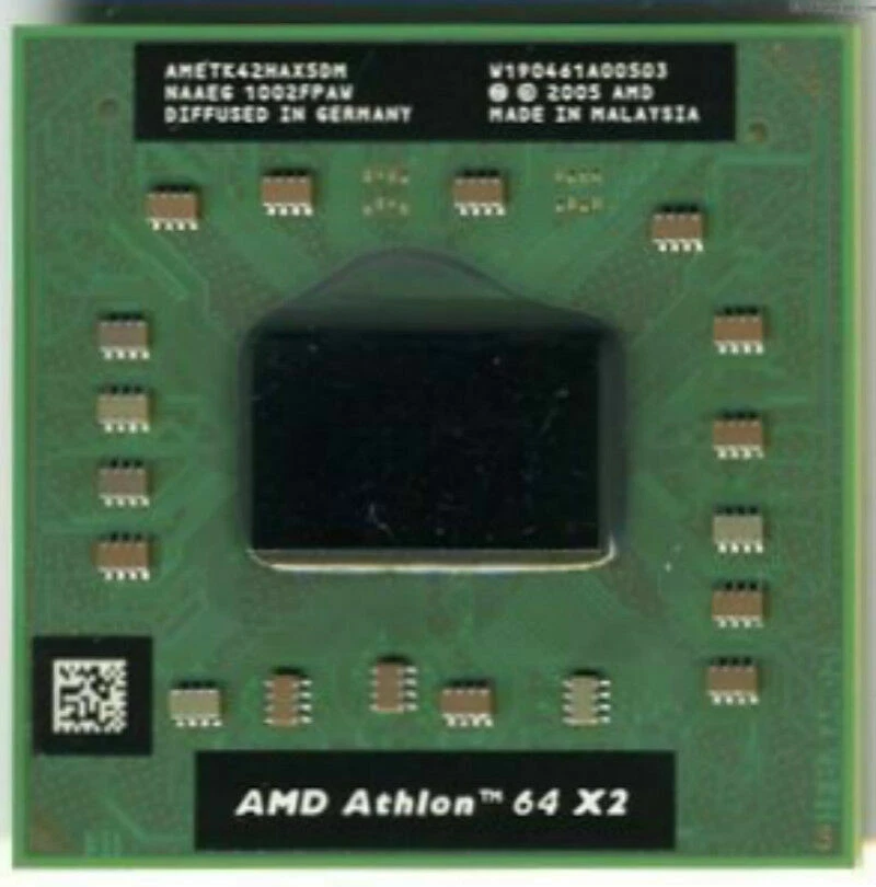 AMD Athlon 64 X2 TK-42 AMETK42HAX5DM Mobile CPU Processor Socket S1G1 638pin 1.6 - Image 1 of 1